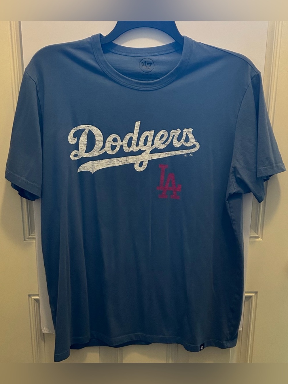 “47” BRAND L.A. DODGERS LIGHT BLUE SHIRT/MEN’S XL/LIKE NEW